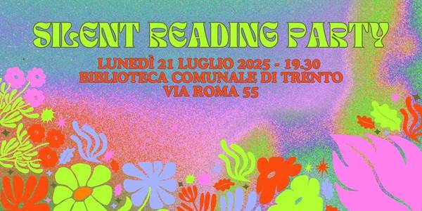 Immagine decorativa per il contenuto Silent Reading Party lunedì 21 luglio