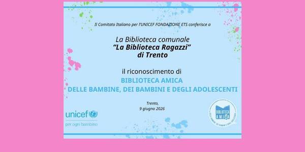 Immagine decorativa per il contenuto Biblioteca amica delle bambine, dei bambini e degli adolescenti