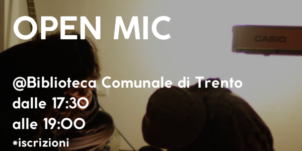 Immagine decorativa per il contenuto Microfono aperto giovedì 20 marzo in sede centrale