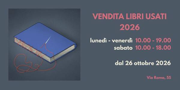 Immagine decorativa per il contenuto Vendita dei libri usati 2026